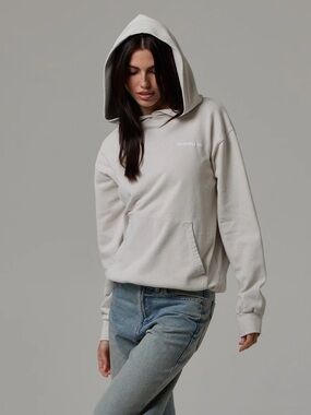 New Talentless Women's Lightweight Hoodie in Cement Gray Size XL $99